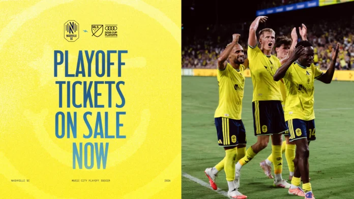 Nashville Soccer Club Audi 2026 MLS Cup Playoffs Tickets on Sale Now