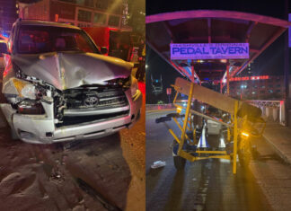 10 Injured in Pedal Tavern Crash in Downtown Nashville