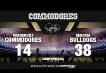 Vanderbilt Falls to No. 2 Georgia 38-14 vandy