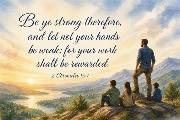 Devotional image for 2 Chronicles 15:7