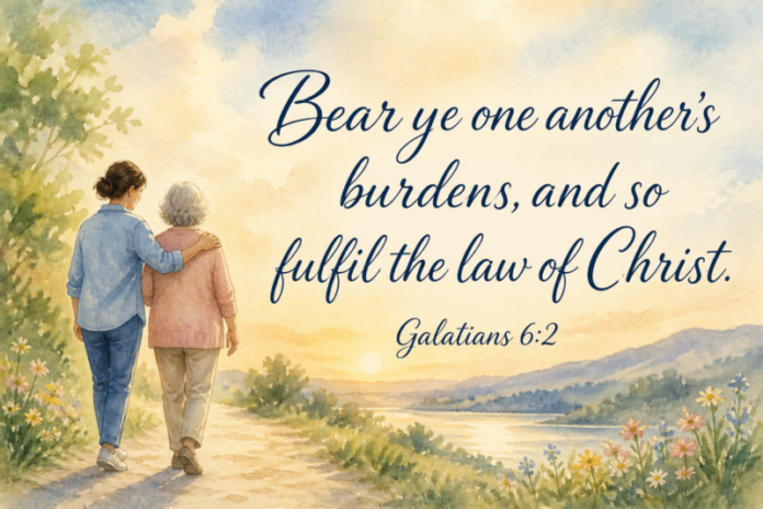 Devotional image for Galatians 6:2