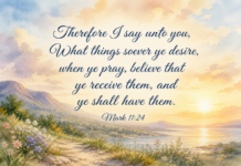 Daily Devotional: The Power of Faith in Prayer Devotional image for Mark 11:24