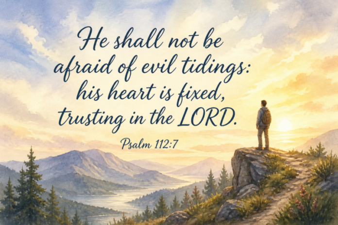 bible-verse-psalm-1127-2026-10-05 Devotional image for Psalm 112:7
