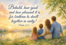 Daily Devotional: The Beauty of Family Unity Devotional image for Psalm 133:1