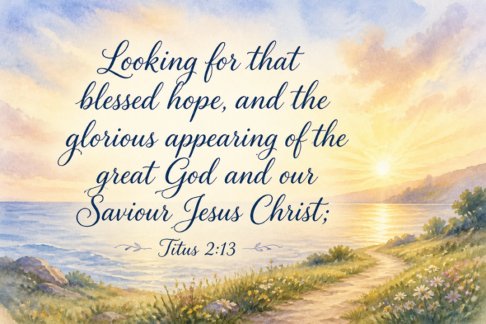 Devotional image for Titus 2:13