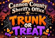Cannon County Sheriff’s Office to Host Trunk or Treat cannon county trunk or treat