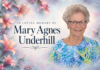 OBITUARY: Mary Agnes Underhill