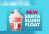 Santa Slush Float Leads SONIC’s New Winter Menu sonic Santa slush